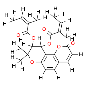 (+/-)-白花前胡甲素B：白花前胡素D
